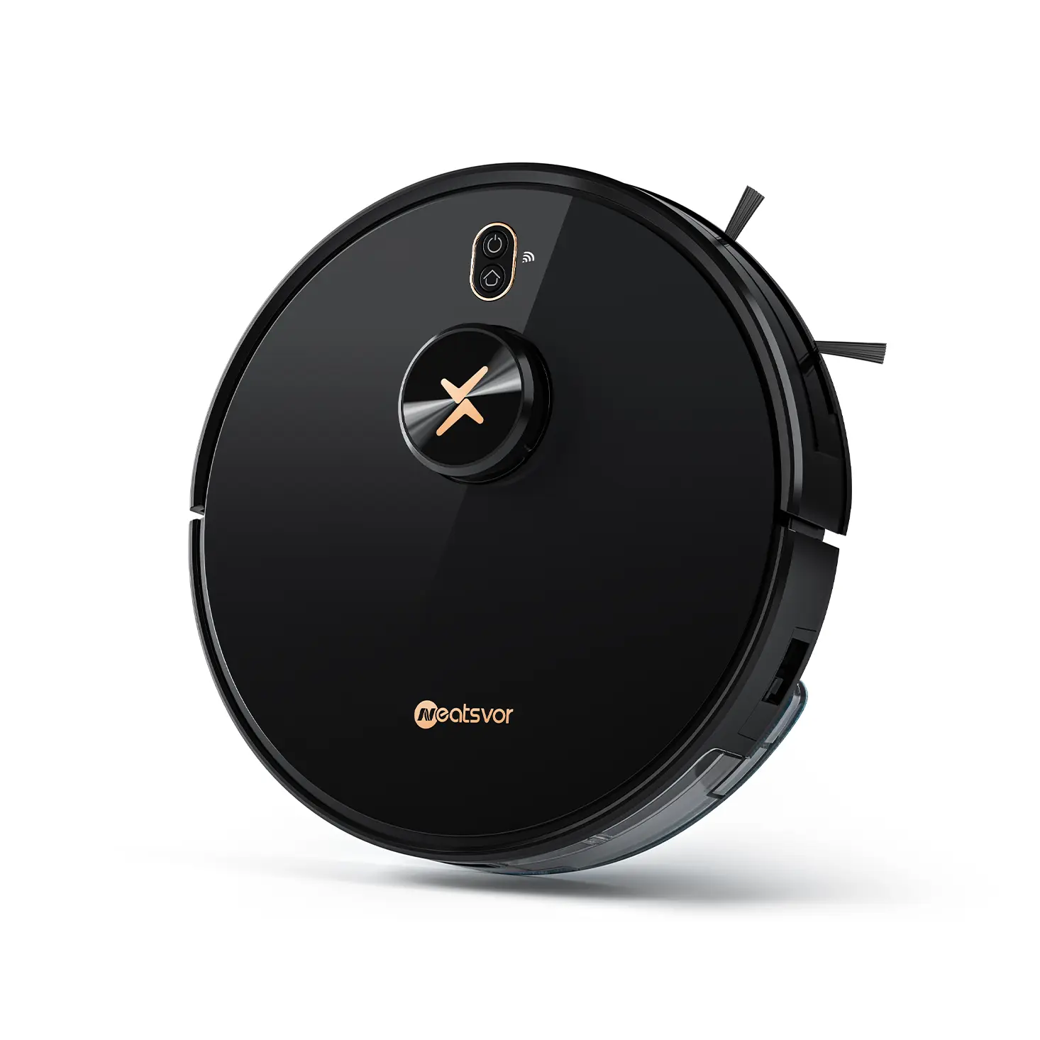 Neatsvor X650 Pro robotdammsugare i svart med LiDAR-torn